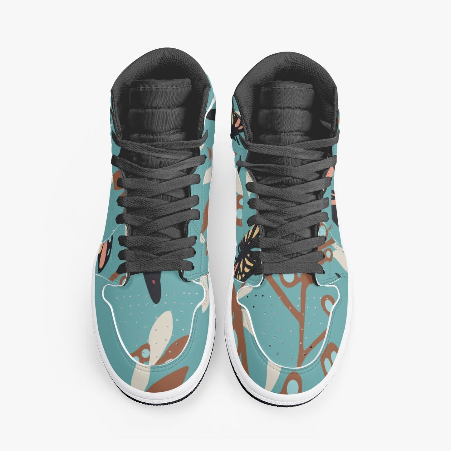 Baskets montantes en cuir Jacki Easlick Butterfly 