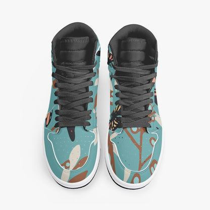 Baskets montantes en cuir Jacki Easlick Butterfly 