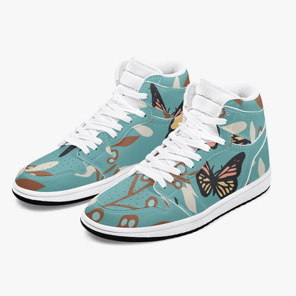 Baskets montantes en cuir Jacki Easlick Butterfly 
