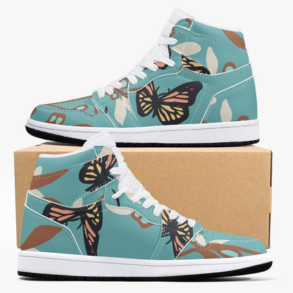 Baskets montantes en cuir Jacki Easlick Butterfly 