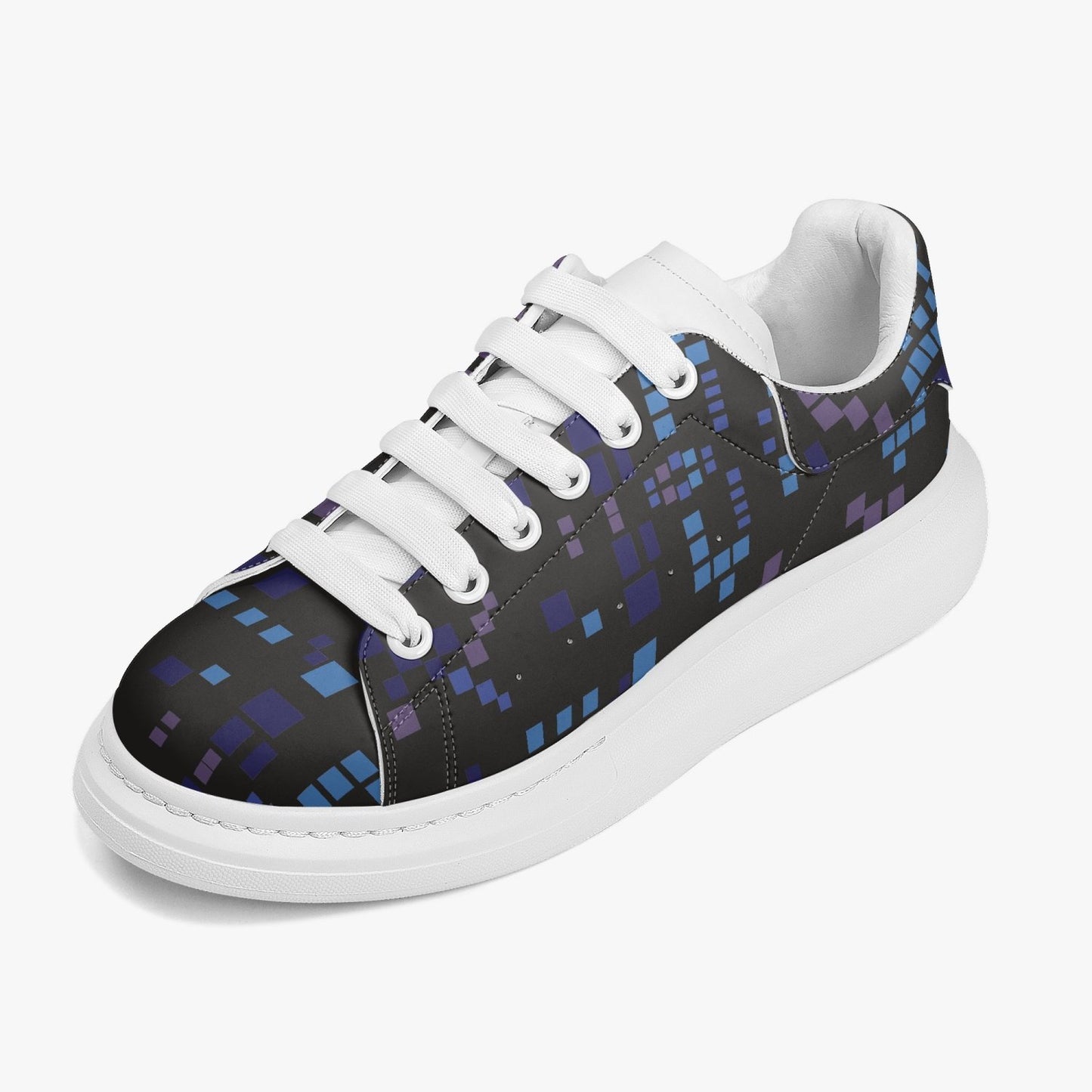 Zapatillas de cuero con estampado arquitectónico Jacki Easlick 