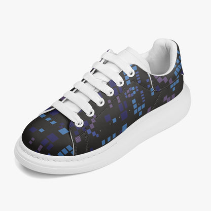 Zapatillas de cuero con estampado arquitectónico Jacki Easlick 