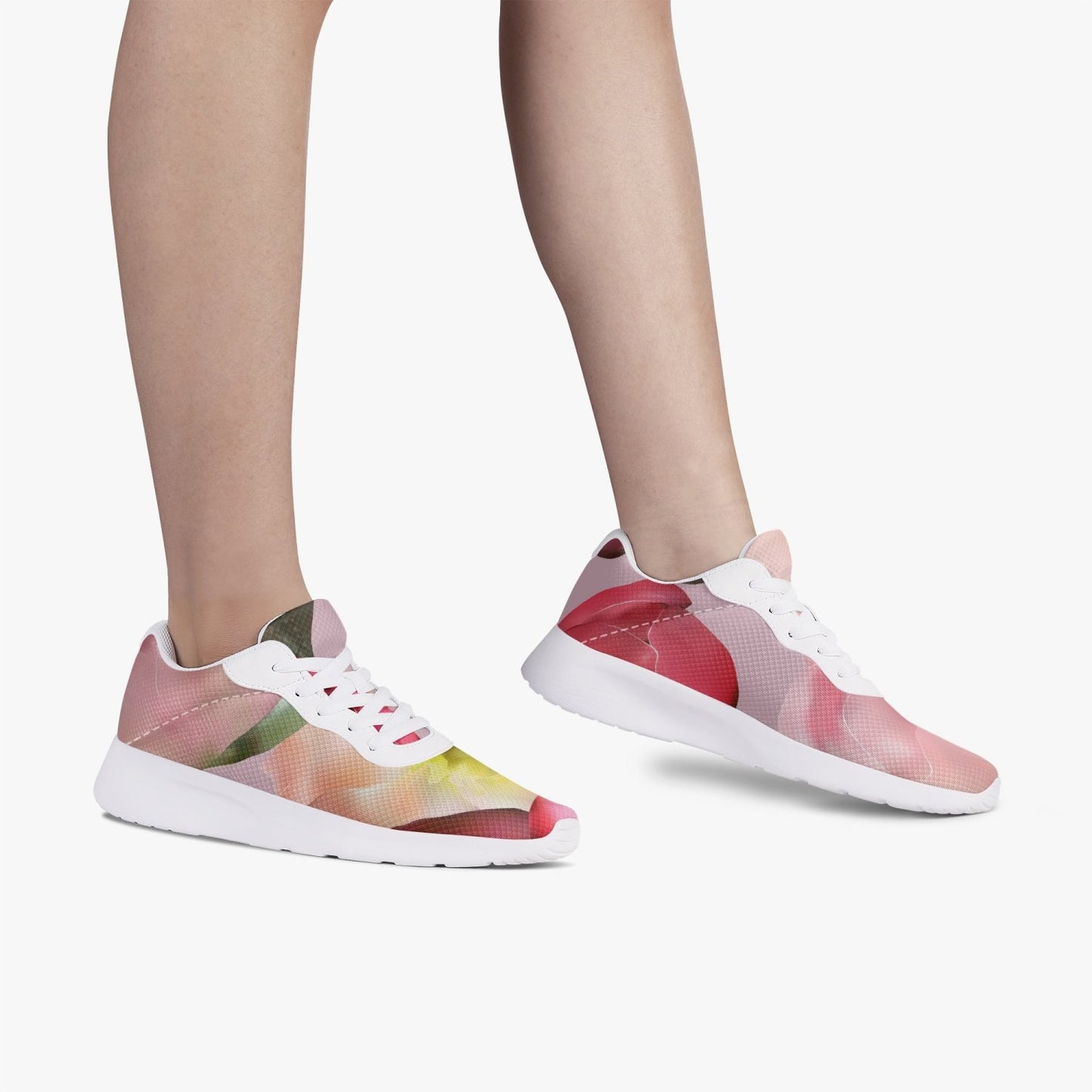 Zapatillas para correr de malla con estampado floral Jacki Easlick 