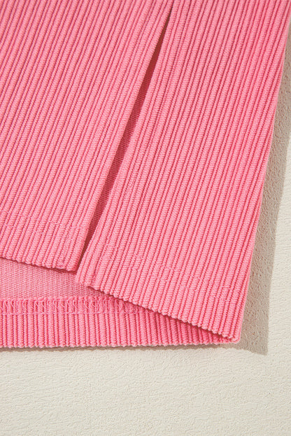 Chaqueta de pana Bonbon con botones, detalle de solapa y aberturas laterales