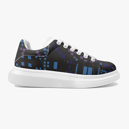 Zapatillas de cuero con estampado arquitectónico Jacki Easlick 