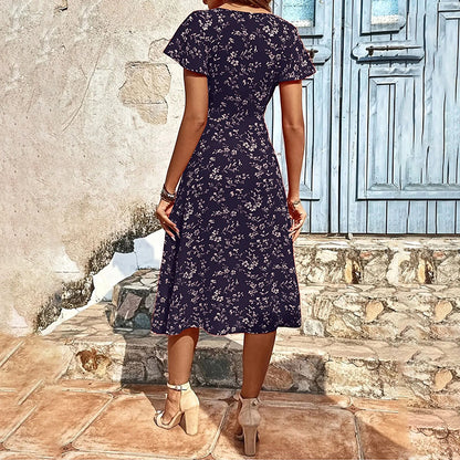 Vestido largo bohemio floral: el look imprescindible del verano