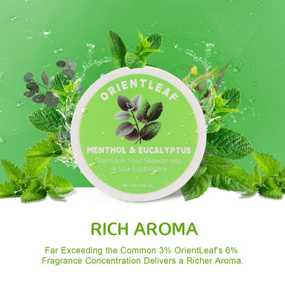 Bombas de ducha de aromaterapia con vaporizador de ducha, 8 unidades, con aceites esenciales naturales