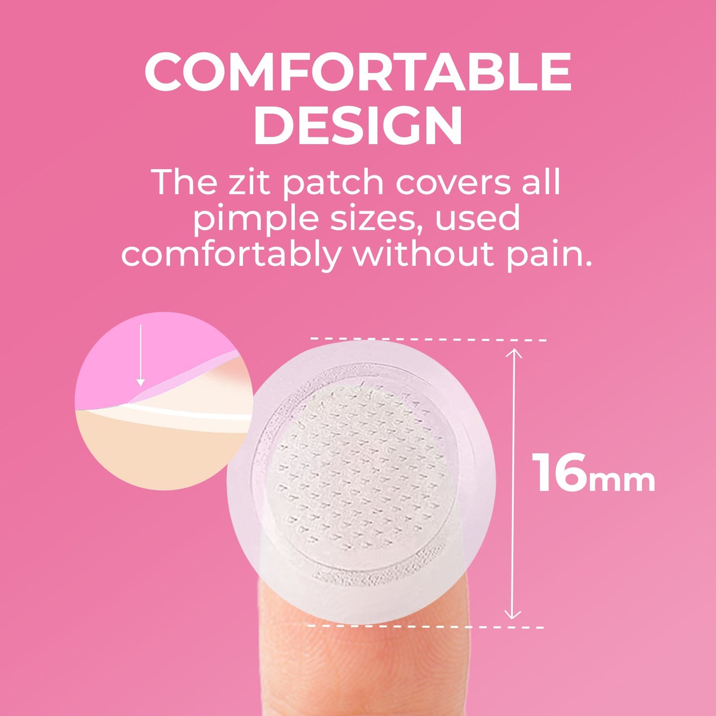 Parches hidrocoloides invisibles para el acné Microdart Pimple Patch para todos