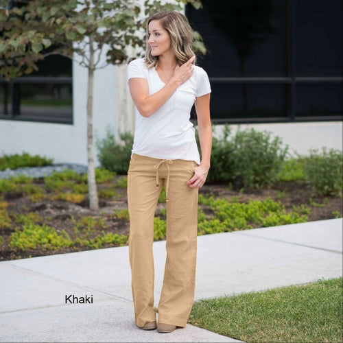 Pantalon de travail en lin