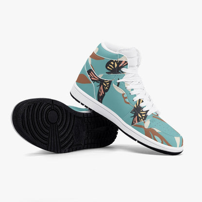Baskets montantes en cuir Jacki Easlick Butterfly 