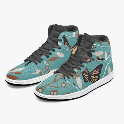Baskets montantes en cuir Jacki Easlick Butterfly 