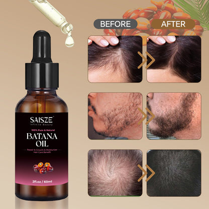 Huile essentielle de Batana pour le soin des cheveux, 100 % pure et naturelle, 57 ml