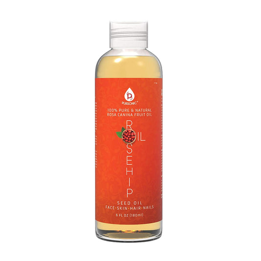 Aceite de semilla de rosa mosqueta premium, 100 % puro y natural, prensado en frío, 6 oz