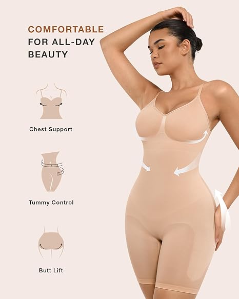 Body Shaper complet sans coutures pour femmes, amincissant, ferme, contrôle du ventre, Shapewea