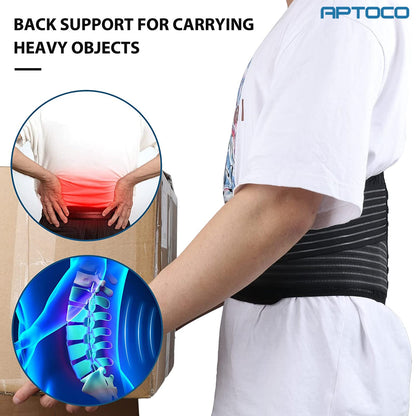 Cinturón de soporte para aliviar el dolor de espalda, cinturón de protección invisible para la columna vertebral