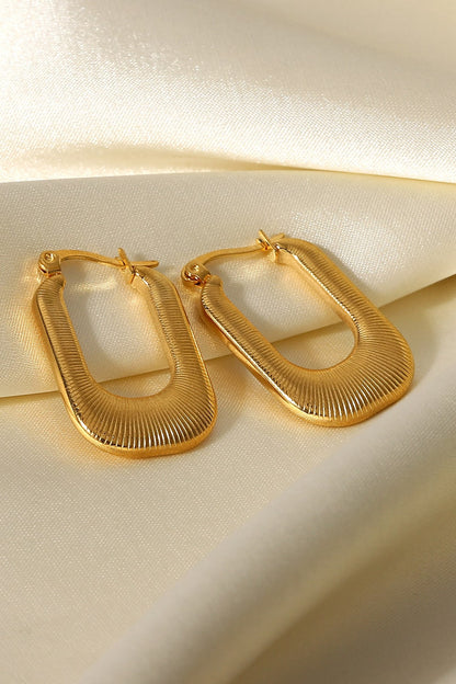 Boucles d'oreilles porte-bonheur en forme de U