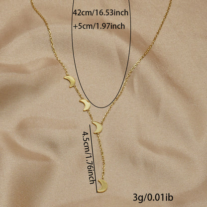 Collier céleste plaqué or 18 carats Lxalry avec breloque papillon et cœur en acier inoxydable, hypoallergénique et sans danger pour la peau, cadeau idéal pour femme, épouse, maman, mariage romantique au quotidien.