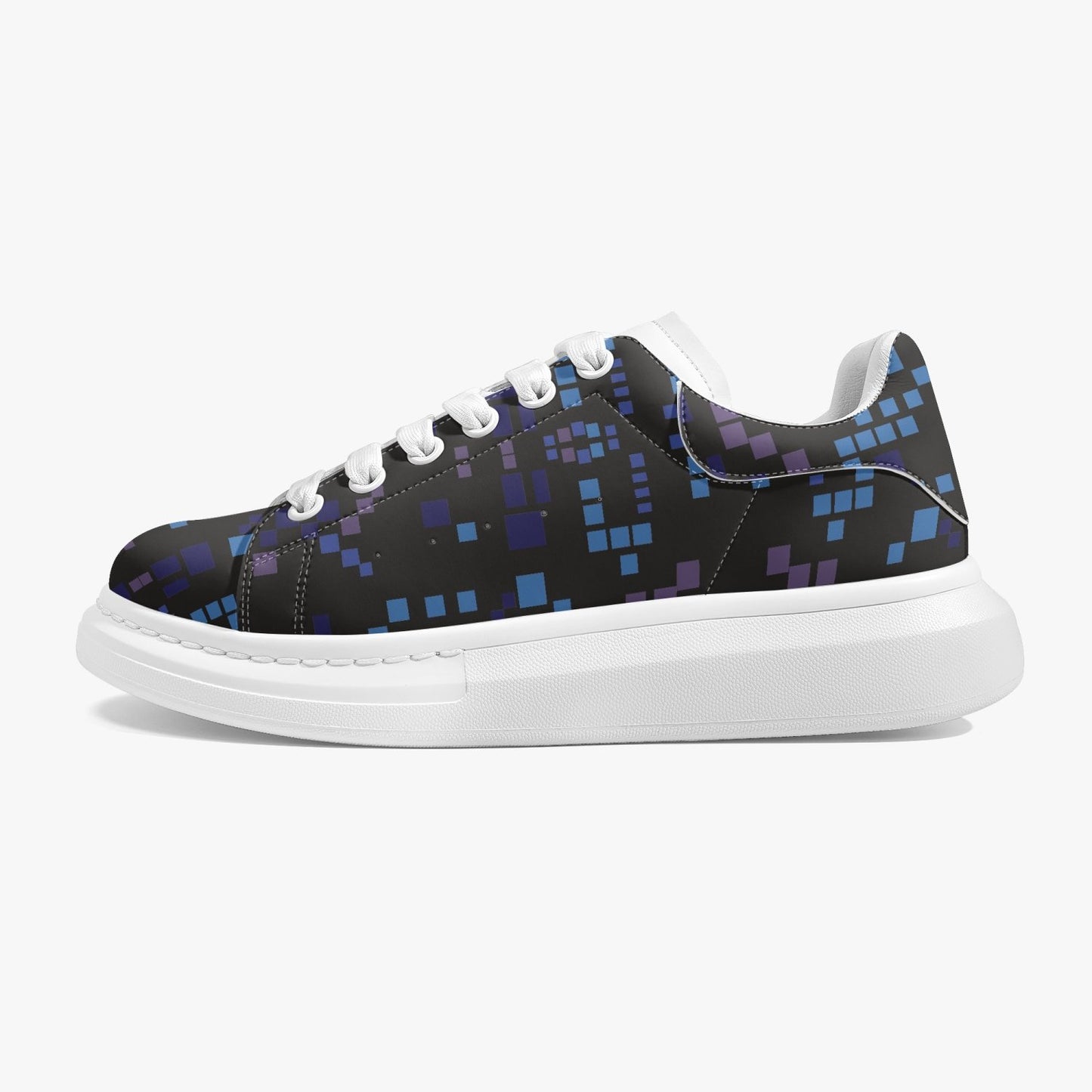 Zapatillas de cuero con estampado arquitectónico Jacki Easlick 