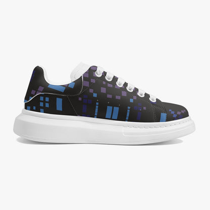 Zapatillas de cuero con estampado arquitectónico Jacki Easlick 