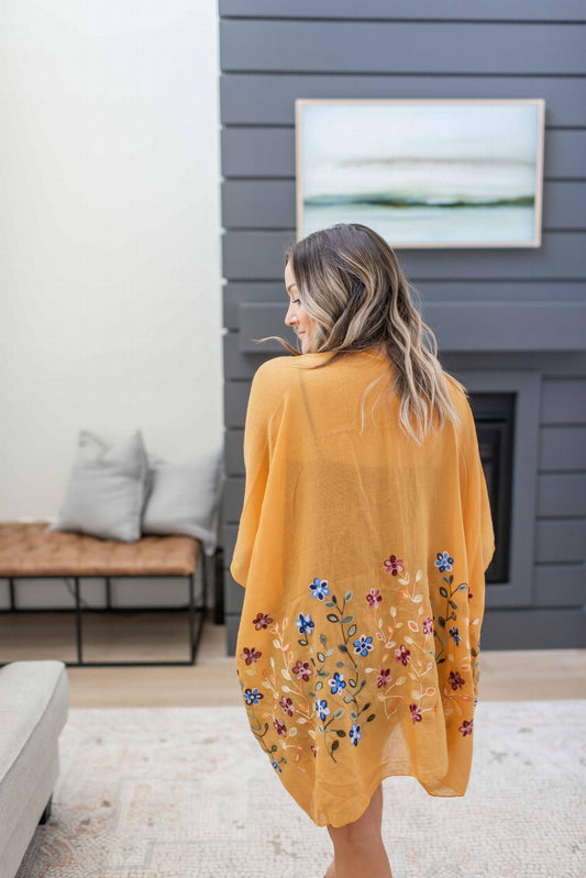 Daisy Floral Kimono