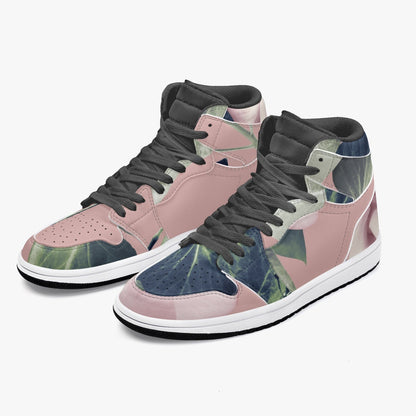 Baskets montantes en cuir à motif floral Jacki Easlick 