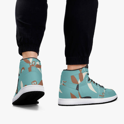 Baskets montantes en cuir Jacki Easlick Butterfly 