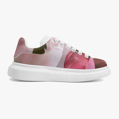 Zapatillas bajas de cuero con estampado floral de Jacki Easlick 