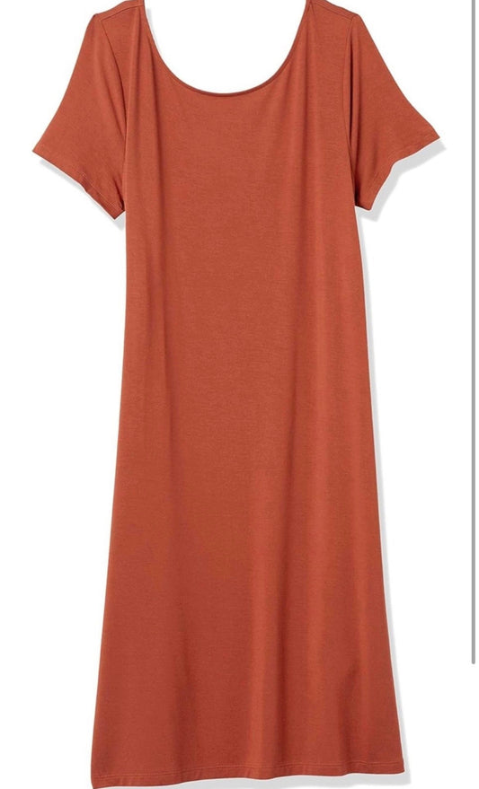 Robe t-shirt en jersey coupe classique pour femme avec dos ballet