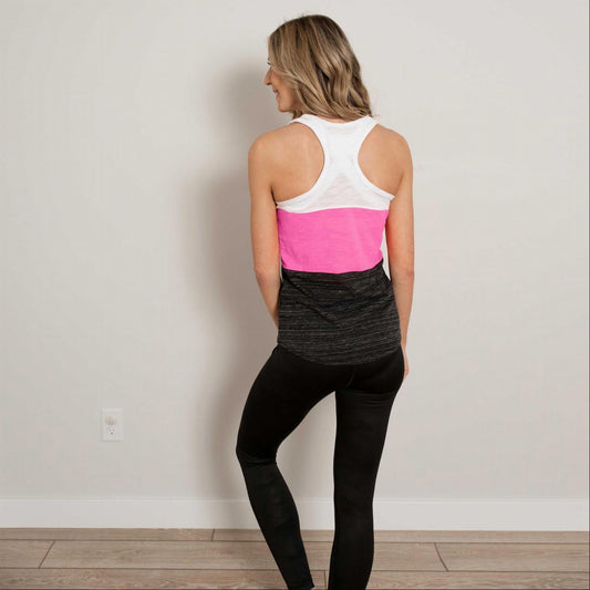 Contrast Color Block Soft Workout Tank