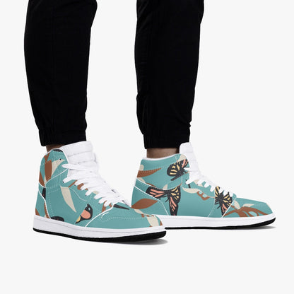 Baskets montantes en cuir Jacki Easlick Butterfly 