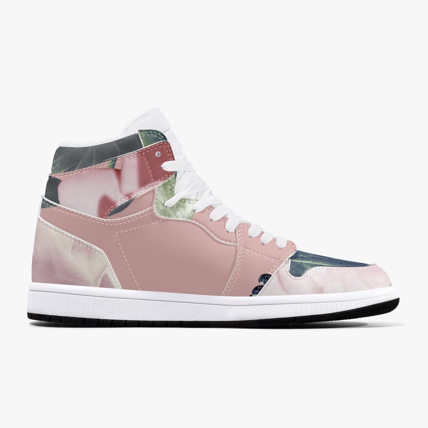 Baskets montantes en cuir à motif floral Jacki Easlick 