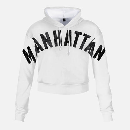 Sweat-shirt court taille haute Manhattan de Jacki Easlick