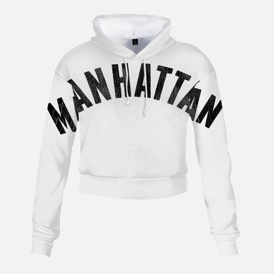 Sweat-shirt court taille haute Manhattan de Jacki Easlick