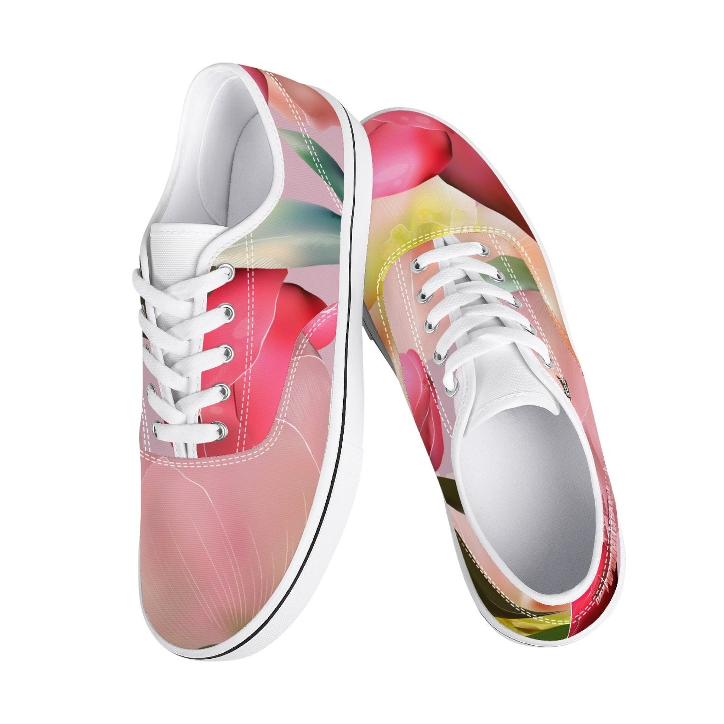 Zapatillas Jacki Easlick de lona con estampado floral de jardín 