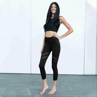 Legging de fitness Capri en maille aérée Active Musa