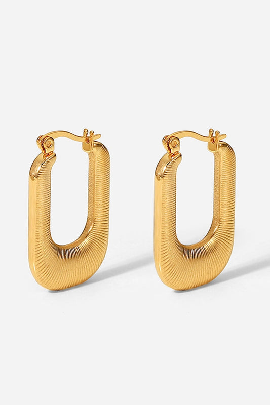 Boucles d'oreilles porte-bonheur en forme de U