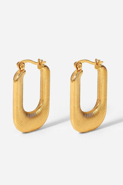 Boucles d'oreilles porte-bonheur en forme de U