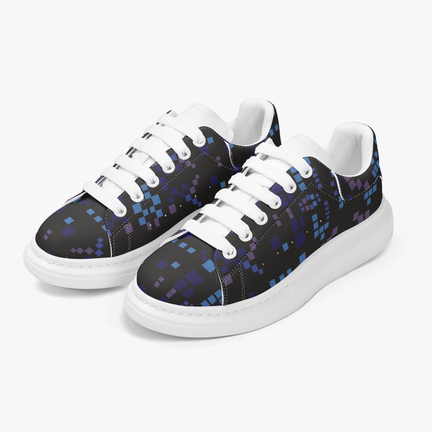 Zapatillas de cuero con estampado arquitectónico Jacki Easlick 