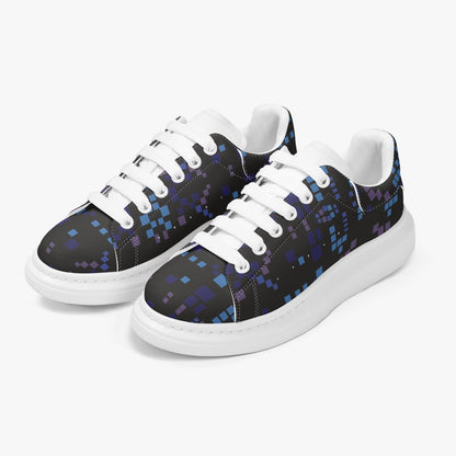 Zapatillas de cuero con estampado arquitectónico Jacki Easlick 