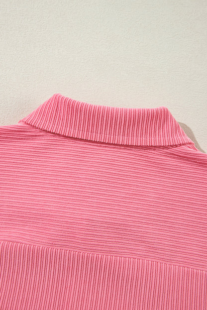 Chaqueta de pana Bonbon con botones, detalle de solapa y aberturas laterales