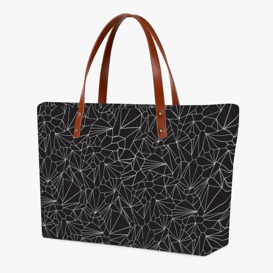 Bolsa de tela de buceo con estampado arquitectónico de Jacki Easlick
