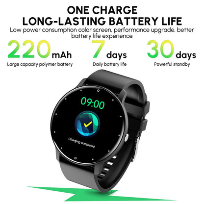 Reloj inteligente Bluetooth P67 resistente al agua con cámara y control remoto.