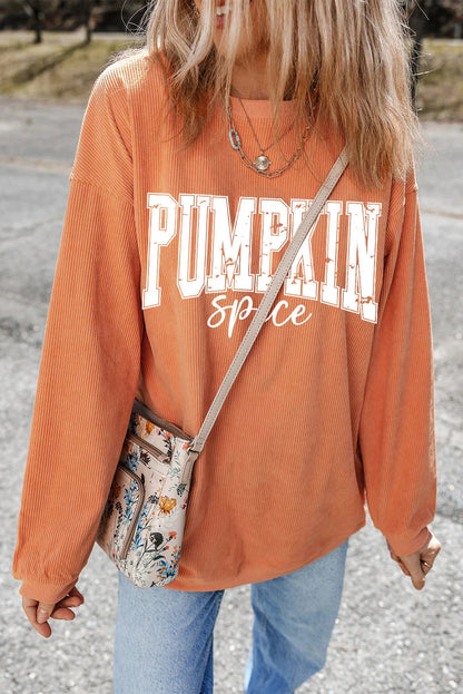 Sudadera de manga larga con estampado de letras