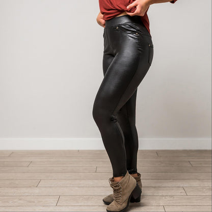 Leggings en cuir