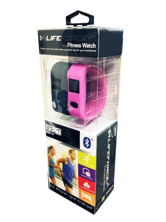 Reloj deportivo LifeForce+ para iPhone y Android