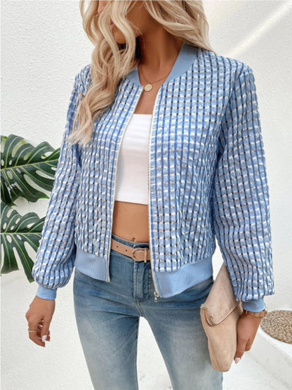 Veste zippée à manches longues