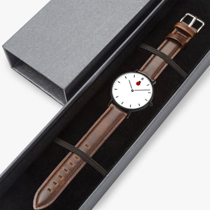 Reloj de cuarzo Jacki Easlick Ladybug con correa de piel ultrafina