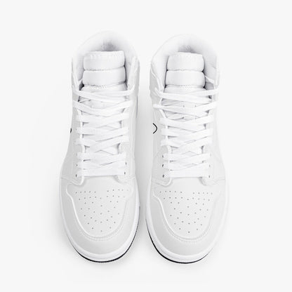 Zapatillas altas de cuero con diseño de huevo de lujo Jacki Easlick 