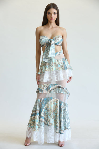 Brisa - Conjunto de patrones con estampado paisley