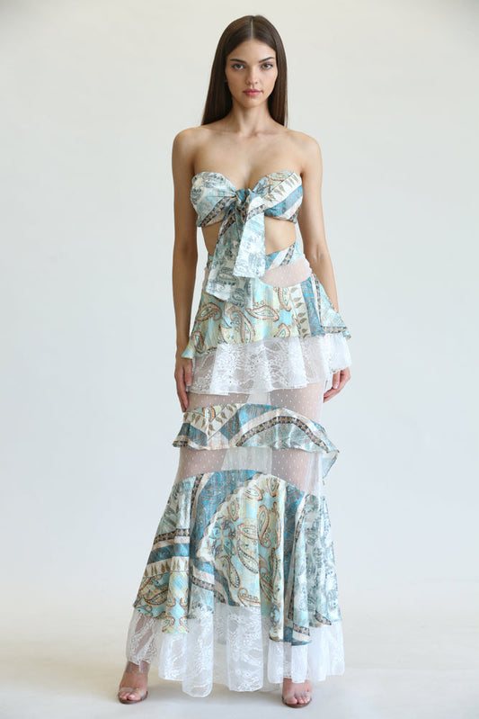 Brisa - Conjunto de patrones con estampado paisley